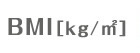 ＢＭＩ［kg/㎡]