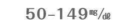 50ー149㎎/㎗